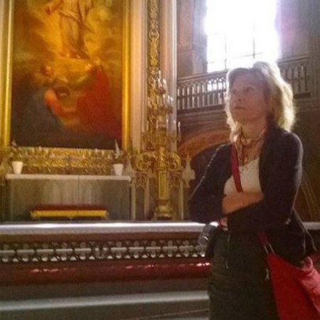 Seija K. Lehto ja Turun tuomiokirkko 2015.